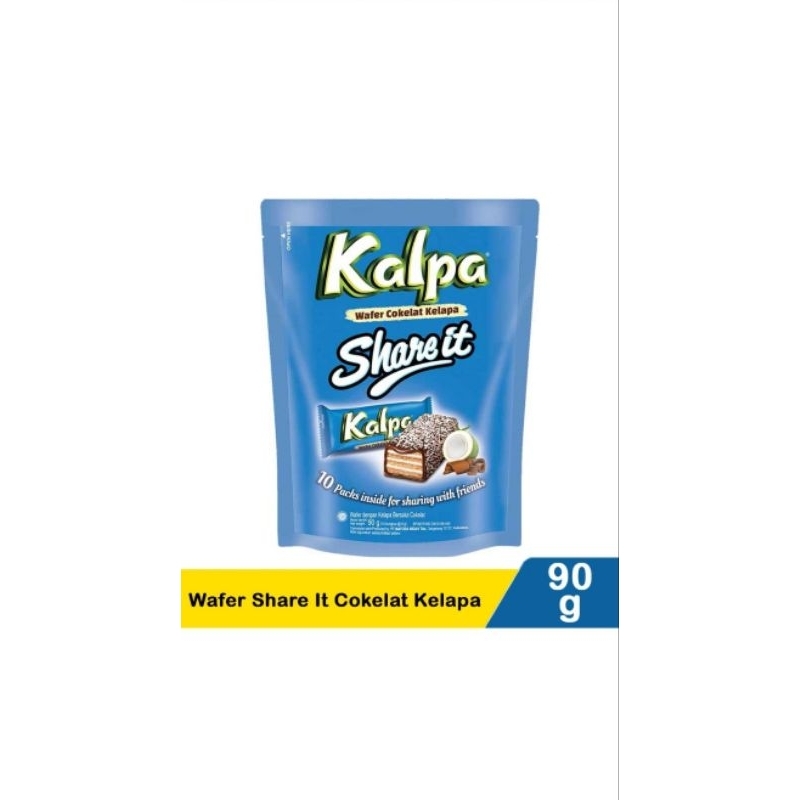 

Kalpa wafer coklat kelapa share it 90g