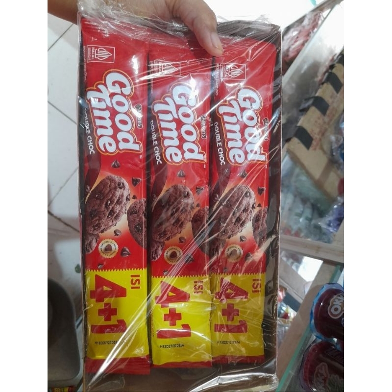 

Good time Biskuit doble chocochip 1 box isi 12