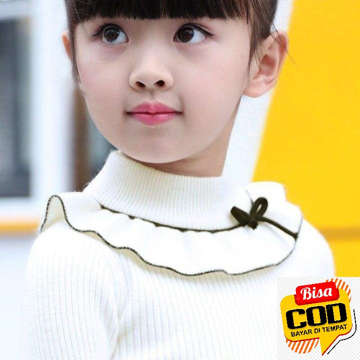 atasan rajut anak korea / rajut anak perempuan / pakaian baju rajut anak model korea