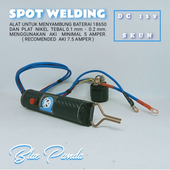 Las titik spot welder 12v dc Skun BLUE PANDA