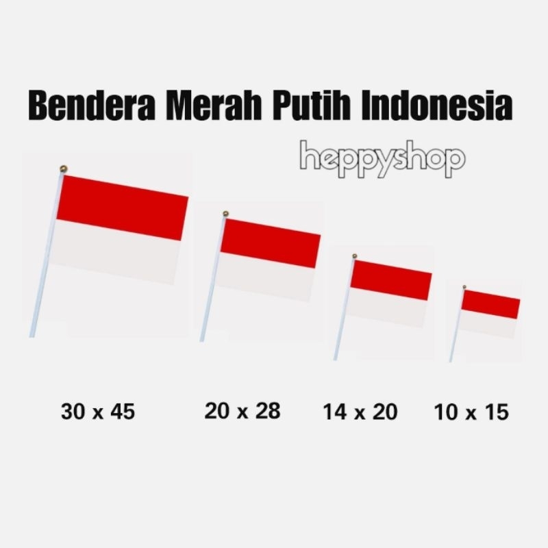 Bendera Kain Indonesia Merah Putih Kecil Pawai 17 Agustusan