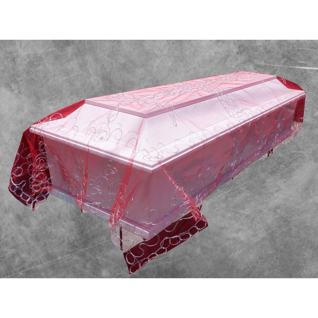 Kain Tile Peti Jenazah Biasa - Merah 2,7 M