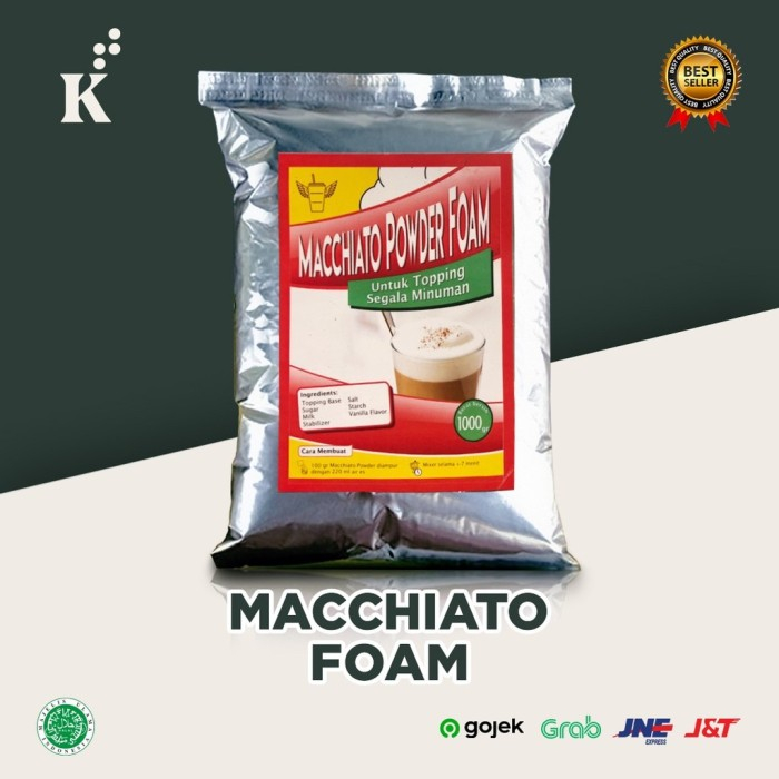

Bubuk Toping Machiatto Cream Foam 1KG (1000gr)