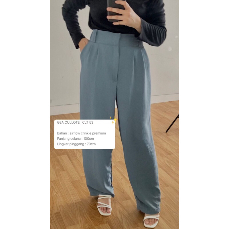 Celana Gea Kulot Crinkle