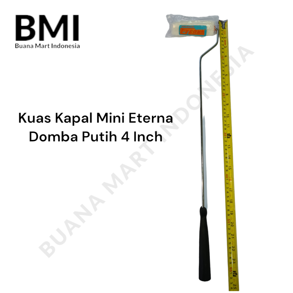 

Kuas Kapal Roll Eterna 4 Inch Domba Putih | Kuas Roller Cat (1PC)