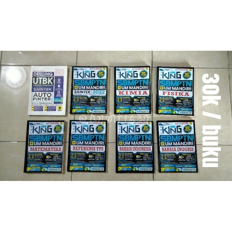 BUKU THE KING SBMPTN SAINTEK 2022 [ preloved ]