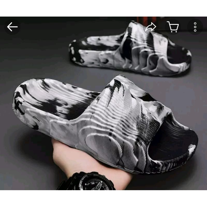 Sandal cowok slip on sandal cowok adilette terbaru sandal cowok viral kekinian