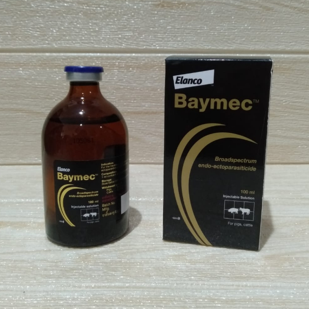 Baymec 100ml Obat Suntik Jamur untuk Hewan Scabies/Demodex/Antiparasit
