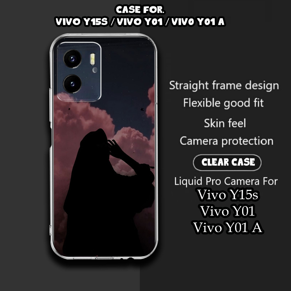 CASE VIVO Y15S / VIVO Y01 / VIVO Y01A MOTIF [HIJAB] TERLARIS CASING VIVO Y15S / Y01 / Y01A TERBARU C