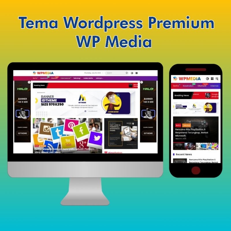 Template Wordpress Premium Wpmedia | Theme wordpress berita terbaik dan terbaru