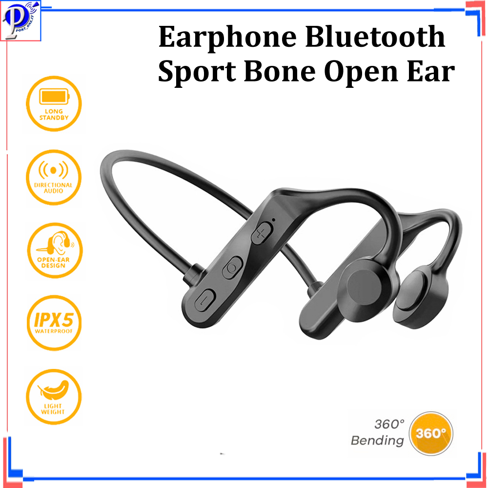 Headset TWS Earphone Bluethooth Sport K69 Bone Conduction