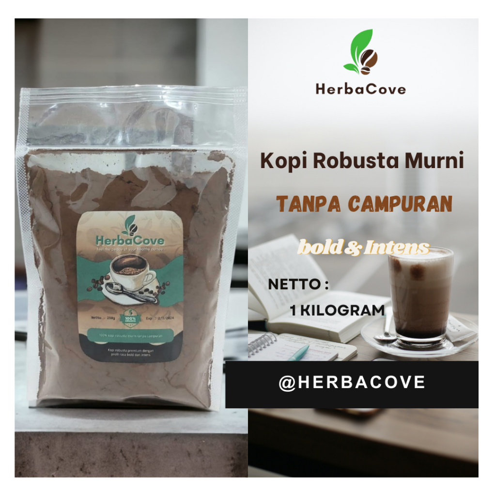 

Special Coffee Robusta Murni Tanpa Campuran 1 Kg