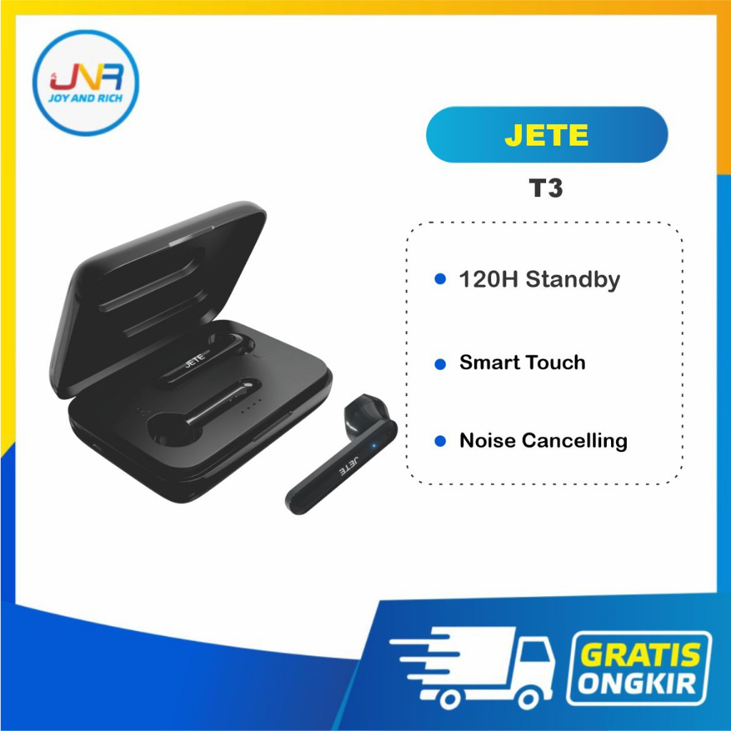 TWS - Headset Bluetooth - Earbuds JETE T3
