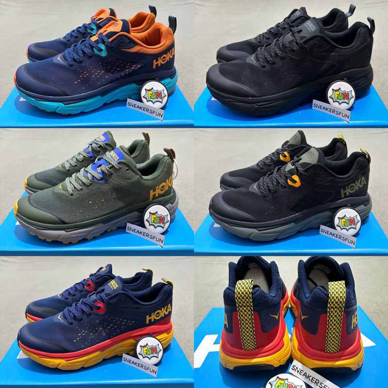 HOKA ONE CHALLENGER ATR 6 NAVY ORANGE PREMIUM ORIGINAL