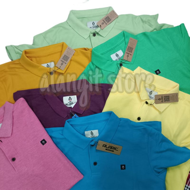 KAOS KRAH ALARIC ORIGINAL KAOS KERAH PRIA WANITA KAOS KRAH TERLARIS BAJU KRAH ORI ALARIC