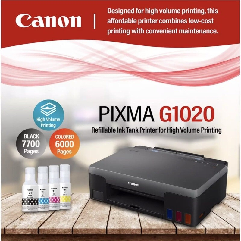 Printer Canon Pixma G1020 Ink Tank