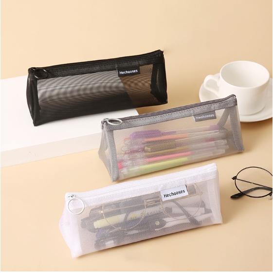 

(COD) TEMPAT PENSIL BENTUK SEGITIGA BAHAN MESH TRANSPARAN KAPASITAS BESAR UNTUK PELAJAR SIAP KIRIM