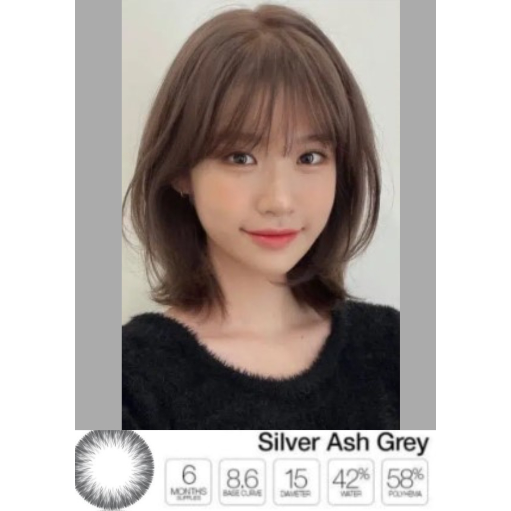 ICE Silver Softlens by Exoticon – Ash Grey