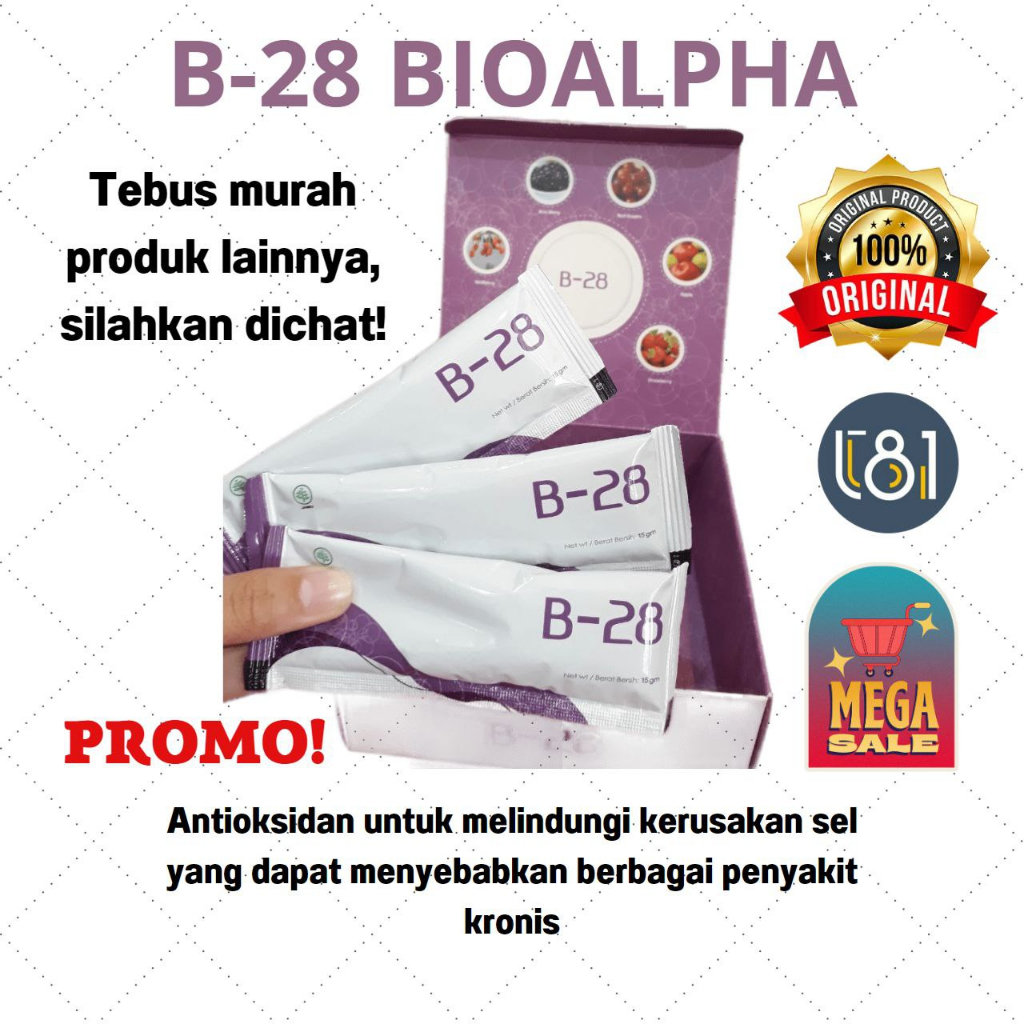 B28 Bioalpha AOX 28 Isi 10 Sachet