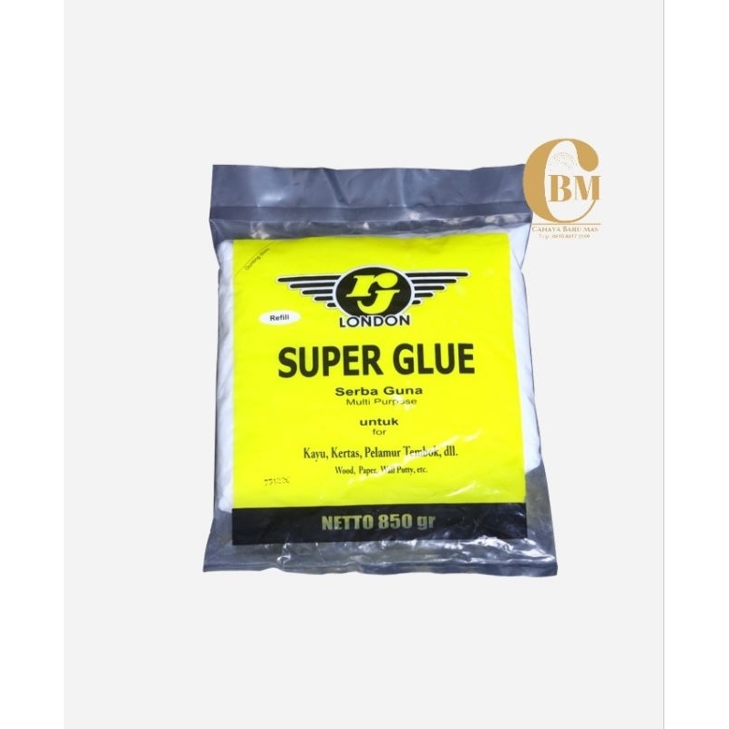 

HenJO Lem Super Glue Lem Serba Guna RJ LONDON Lem Kayu Kertas Plamir Tembok Textur