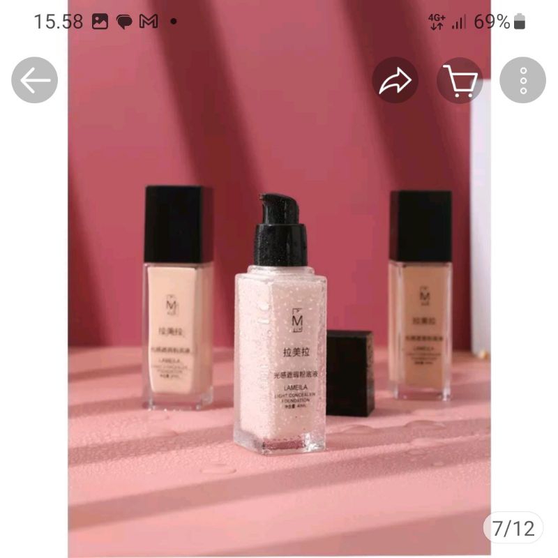 LAMEILA 3020 LIGHT FOUNDATION CONCEALER WATERPROOF