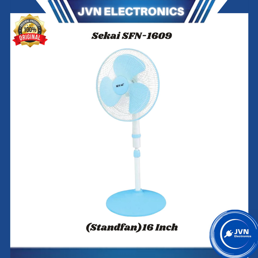 Kipas Angin Berdiri Sekai (Standfan) SFN-1609 16 Inch