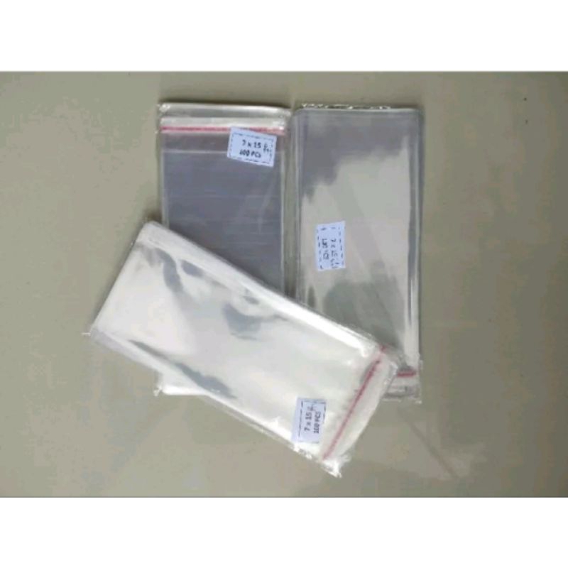 100 lembar plastik opp seal buket uang / plastik opp uang plastik buket uang / plastik seal opp 7 x 