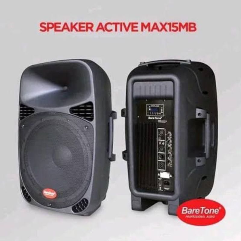 Speaker Aktif BARETONE MAX15MB 15 inch - Bluetooth