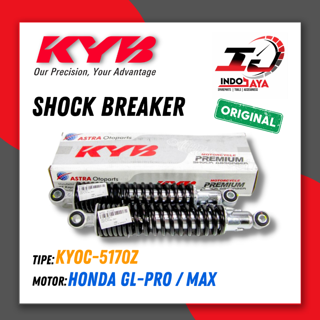 SHOCKBREAKER KAYABA KYOC-5170Z UNTUK MOTOR GL PRO / MAX / SOKBREKER / SHOCK BREAKER / KYOC 5170Z / 5