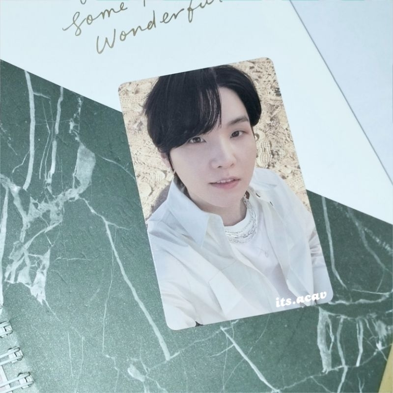 READY STOK PC POB WEVERSE PROOF STANDARD YOONGI/ PHOTOCARD SUGA BTS/POB SUGA BTS/POB PROOF SUGA BTS