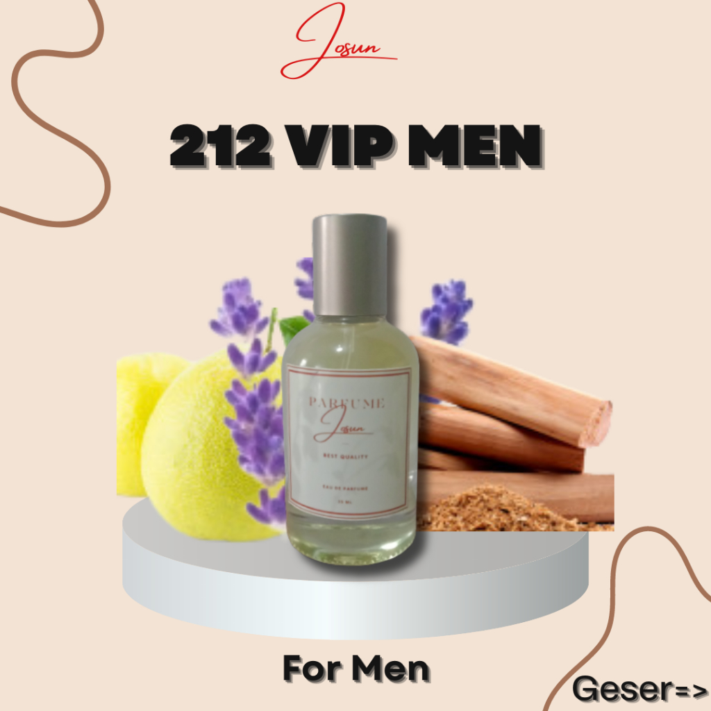 Parfum Pria Inspired By 212 Vip Men - Josun Parfum Wangi Tahan Lama - Parfum Farfum Pria Parfum Le L