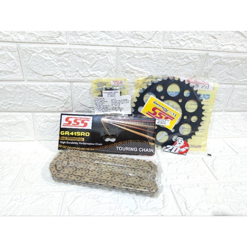 gear gir set sss 415 ninja r rr ss rantai RO oring