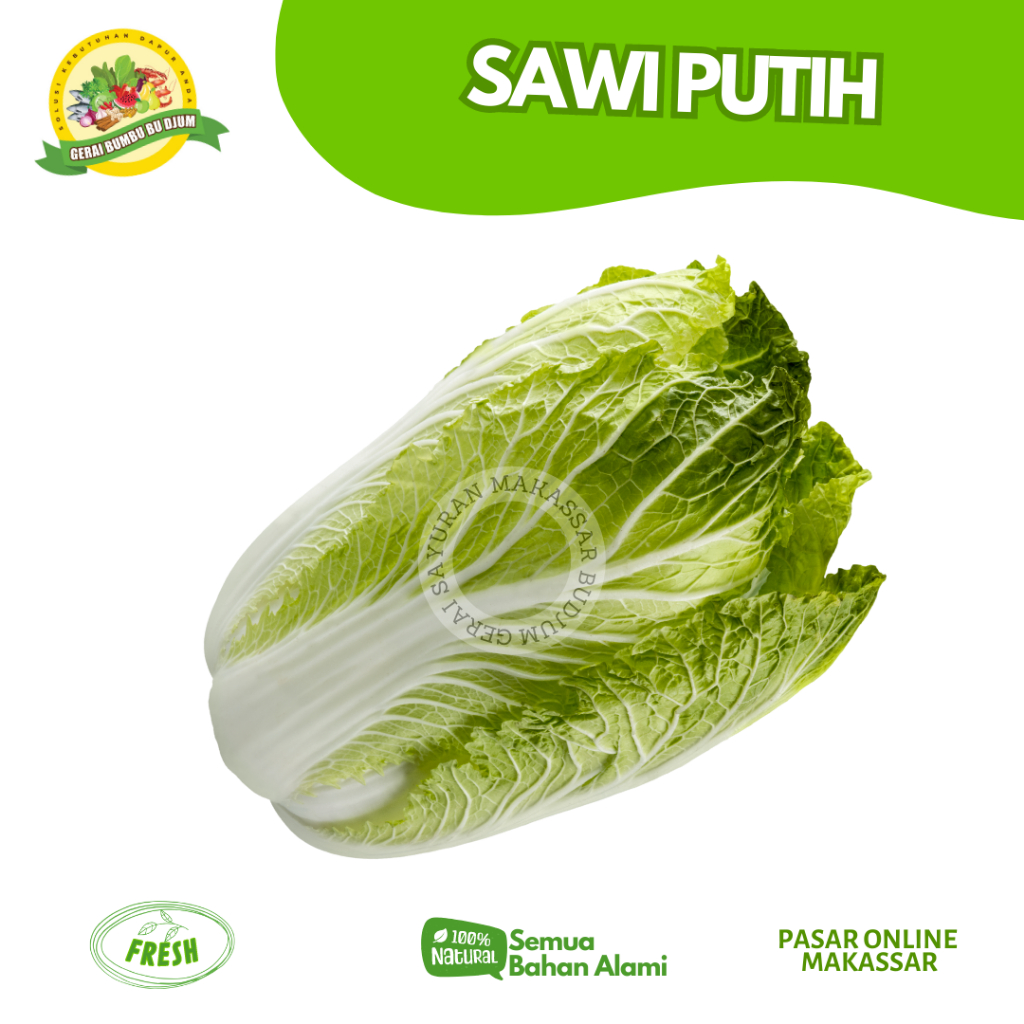 

Sayur Sawi Putih Fresh Segar Murah Ready setiap hari Sayuran Online Makassar