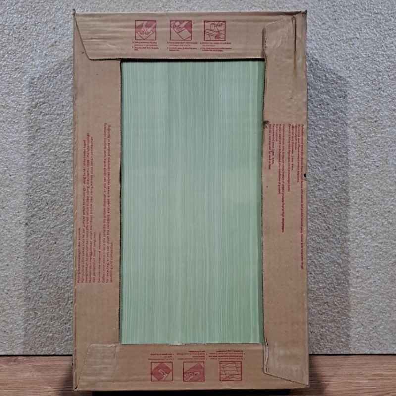 keramik dinding kamar mandi / keramik dinding dapur / keramik dinding hijau / keramik mulia signature 25x40 TIMBER GREEN