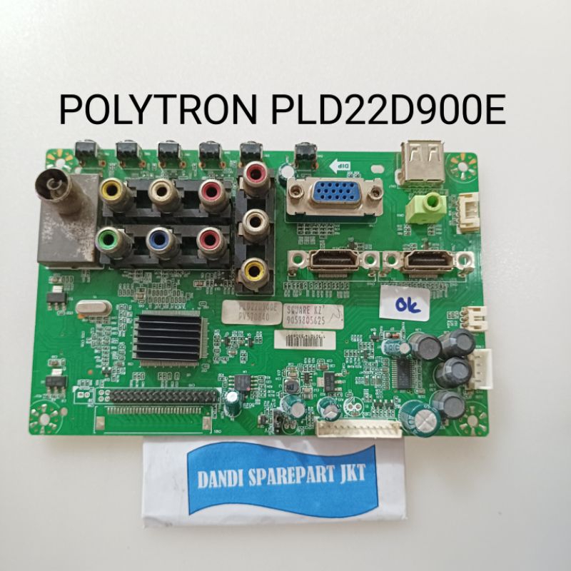 MB POLYTRON PLD 22D900E - MAINBOARD - MAINBOARD POLYTRON - MESIN TV LED - MB POLYTRON - MOBO