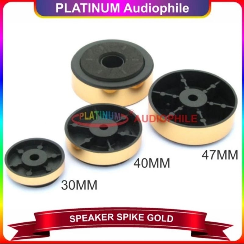 Kaki Box Amplifier Speaker Spike DIY Audio Stand Gold 30mm 40mm 47mm
