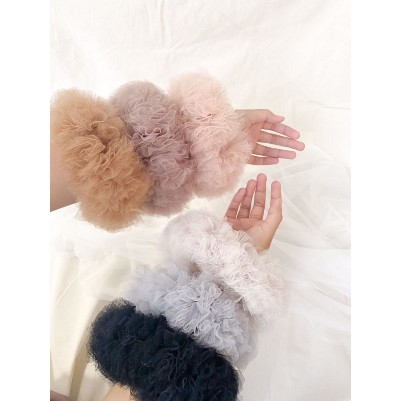 SCRUNCHIE TILE ANTI PUSING | SCRUNCHIE TILE HIJAB | SCRUNCHIE TILE RINGAN