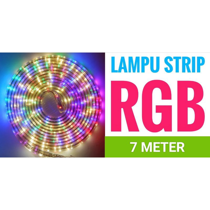 LED STRIP 2835 RGB/LAMPU LED DEKORASI RUNNING + ADAPTOR