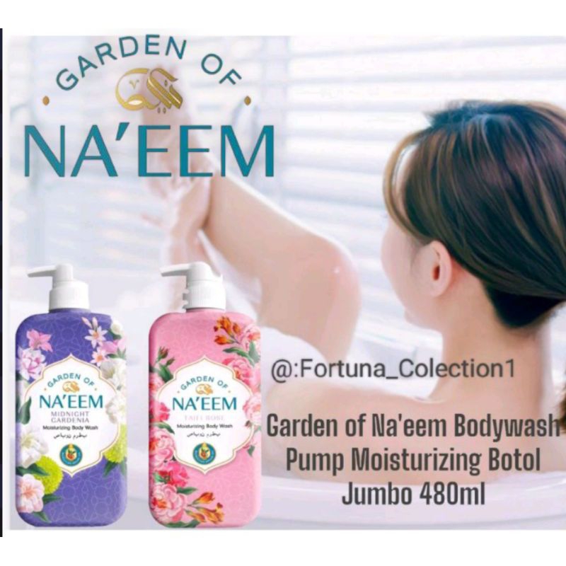 Garden Of Naem Moisturizing BodyWash Super Parfume 480ml Botol Pompa