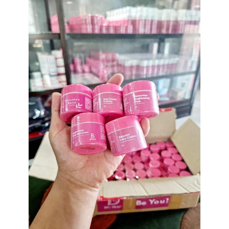 Day Cream Luxury -  Suncare pink - suncare ACNE - Sunscreen PINK BG SKIN
