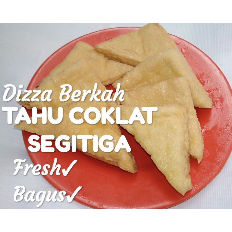 

Tahu Coklat Segitiga/Tahu Coklat/1 Bungkus/Enak/Fresh/Dizza Berkah