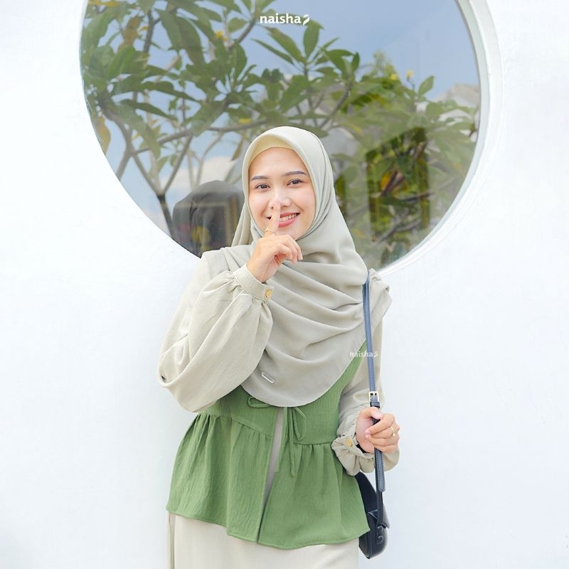 NAISHA OFFICIAL | Hana Dress | Dress Naisha | Gamis Naisha | Gamis Outer |  Gamis 2 in 1 | Gamis Ves