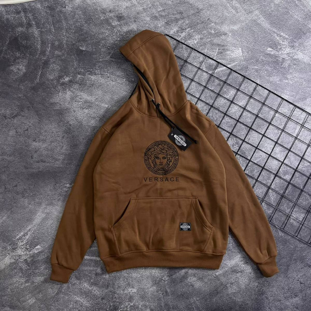 Hoodie pria distro Kain Cotton Fleece Bisa Pria dan Wanita Hoodie Tebal