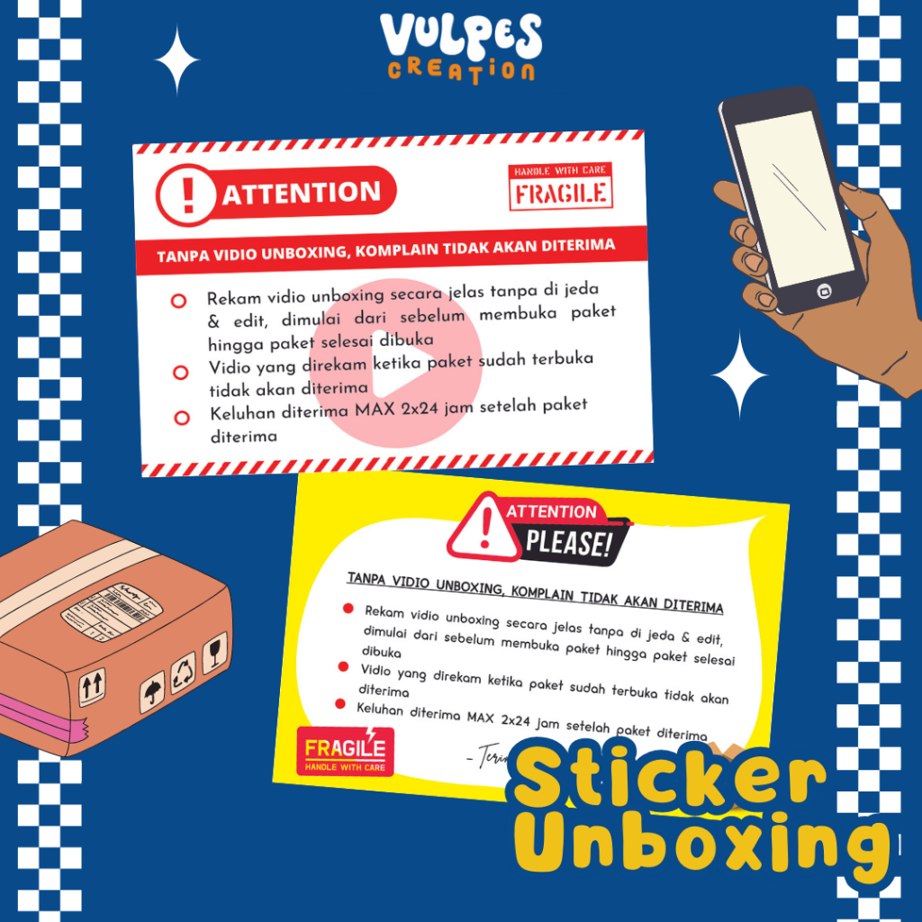 

Sticker Wajib Unboxing (25 pcs)