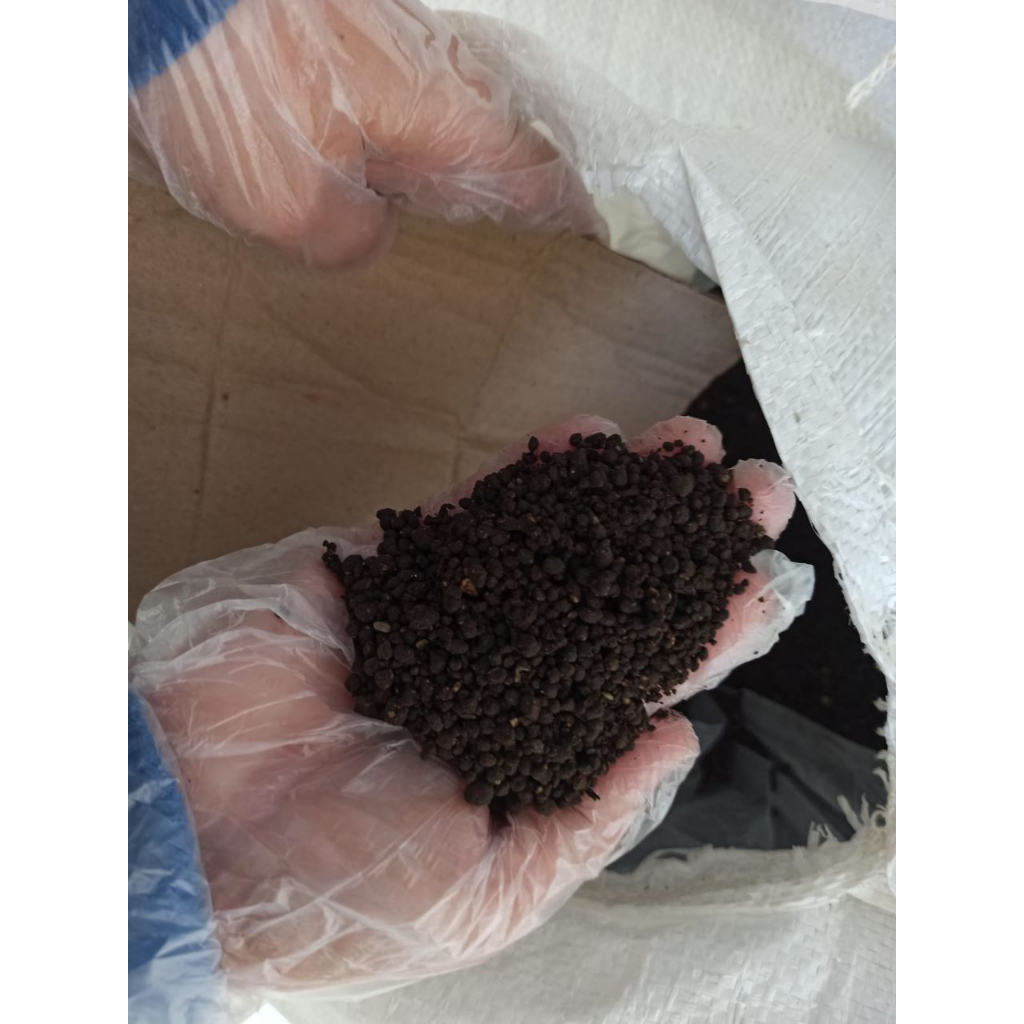 pupuk organik granule butiran dari kohe ayam 1.5 ton (1.500kg)
