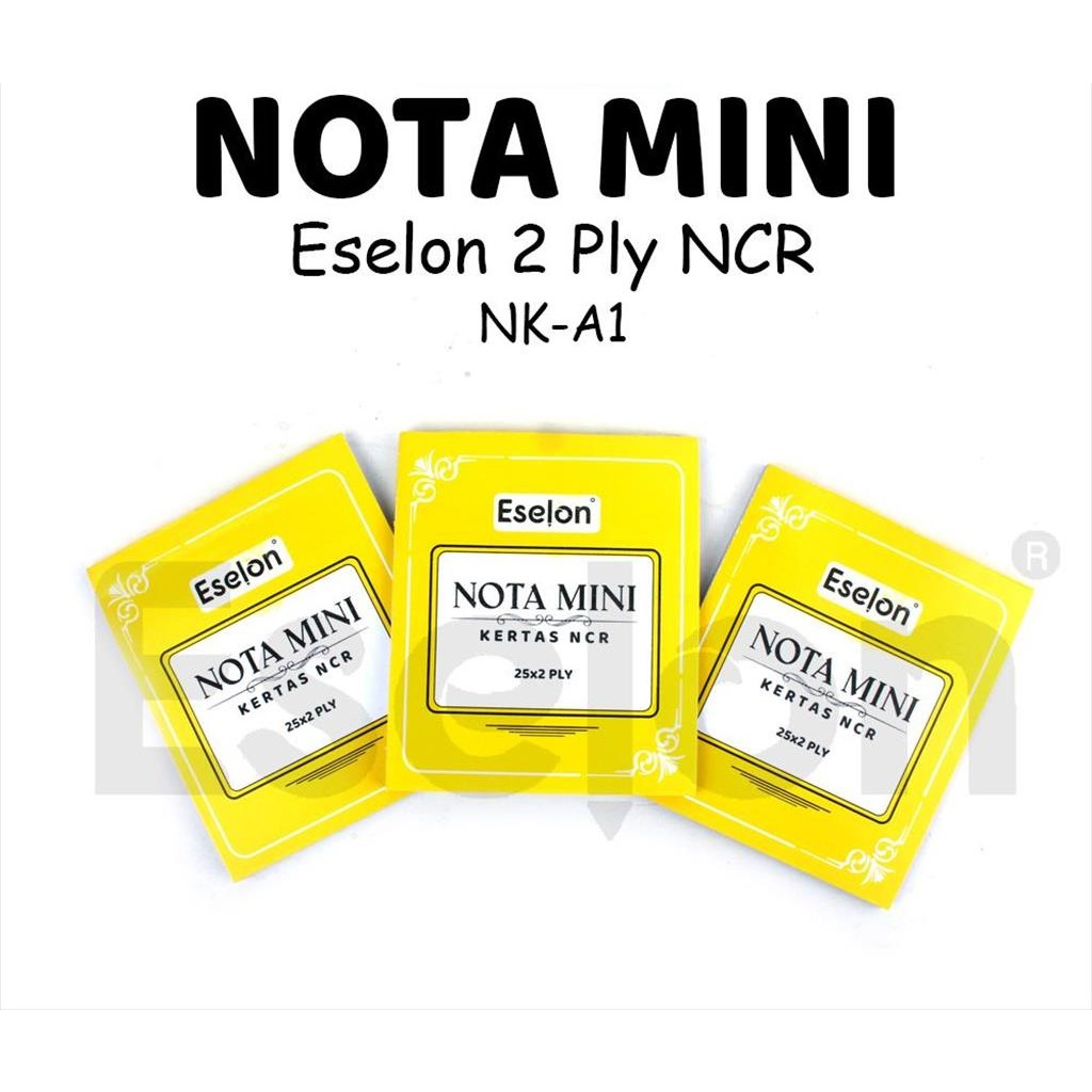 

Nota Mini 2 ply Eselon / Buku Nota Kontan Mini