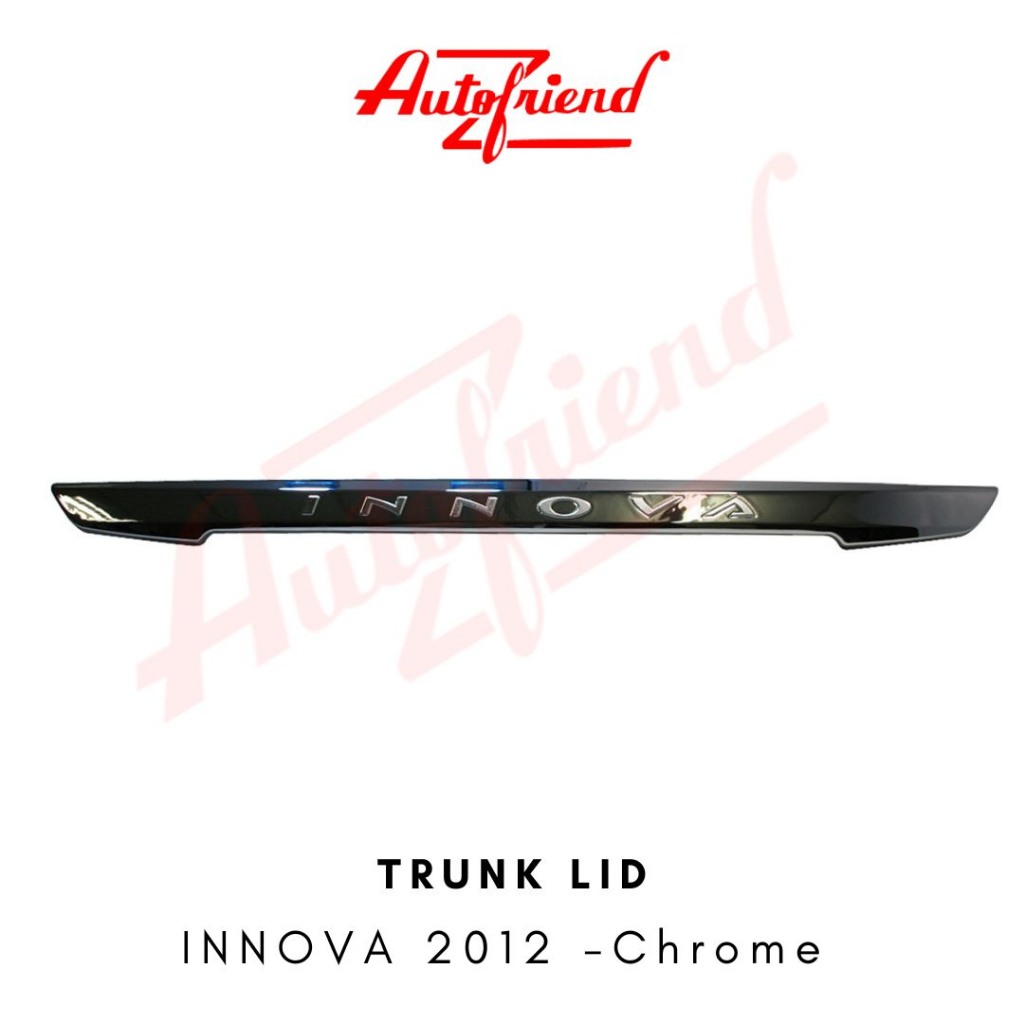 list lis trunk lid bagasi belakang grand innova 2012 2013 chrome aksesoris mobil innova