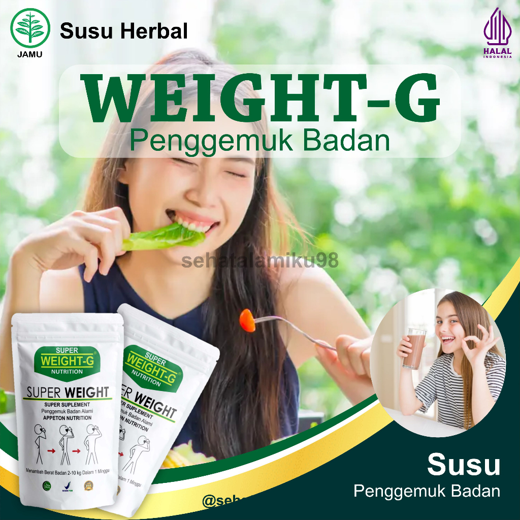 

Penggemuk Badan Susu Kapsul Dewasa Super Weight Gain Nutrition