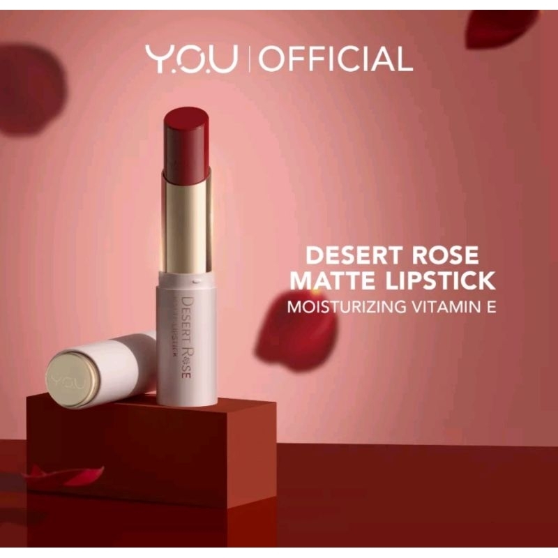 YOU Dessert Rose Matte Lipstik