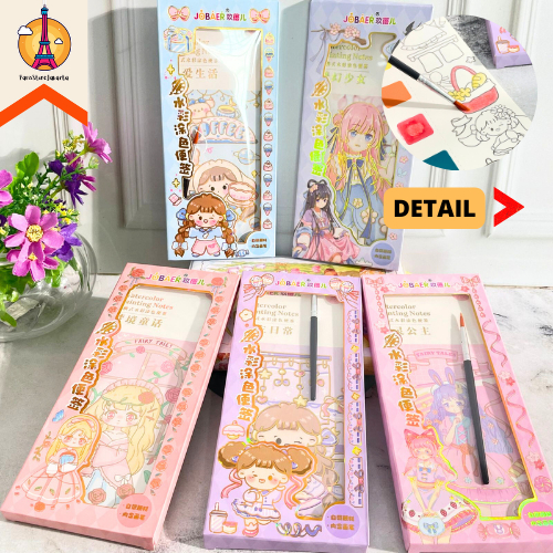 

Buku Gambar Magic Water Color Painting Cute Girl JBE-30 Mewarnai Melukis Kreativitas Anak Coloring Funny Fancy Stuff Best Gift Hampers Souvenir Ready Grosir Kado Ulang Tahun READY COD